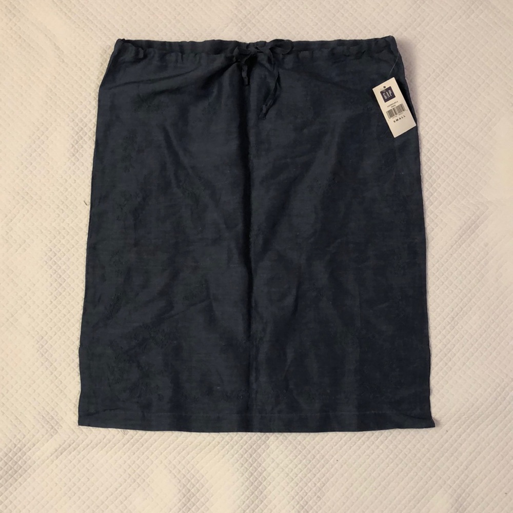 Gap Blue Drawstring Skirt